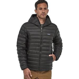 Patagonia Down Sweater Hoody in Black Size Small